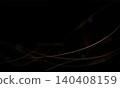 Wavy illustration with an isolated gold pattern 140408159