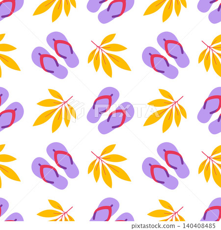 seamless pattern with purple flip-flops seamless pattern with purple flip-flops 140408485