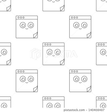 seamless pattern with contour stickers for notes seamless pattern with contour stickers for notes 140408487