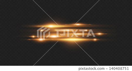 Abstract golden light effect showing dynamic energy and speed on a dark background Abstract golden light effect showing dynamic energy and speed on a dark background 140408751