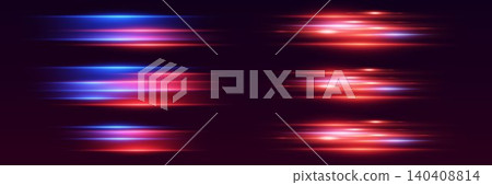 Abstract speed light trails illustrating fast movement and energy on a dark background Abstract speed light trails illustrating fast movement and energy on a dark background 140408814