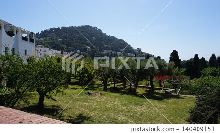 Beautiful public garden in Capri island - Giardini di Augusto Beautiful public garden in Capri island - Giardini di Augusto 140409151
