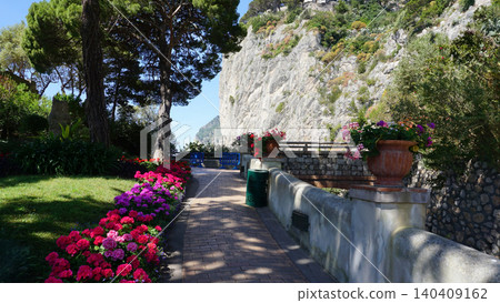 Beautiful public garden in Capri island - Giardini di Augusto 140409162