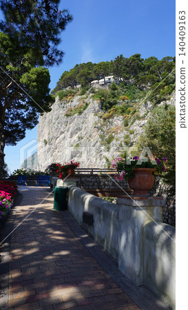 Beautiful public garden in Capri island - Giardini di Augusto Beautiful public garden in Capri island - Giardini di Augusto 140409163