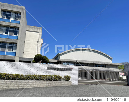 Hyogo Prefectural Kawanishi Hokuryo High School Main Gate Hyogo Prefectural Kawanishi Hokuryo High School Main Gate 140409446
