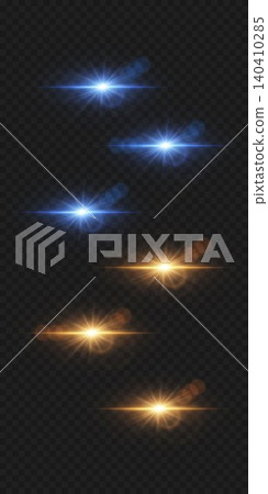 Optical lens flares illuminating a dark transparent background, creating abstract graphic light effects Optical lens flares illuminating a dark transparent background, creating abstract graphic light effects 140410285
