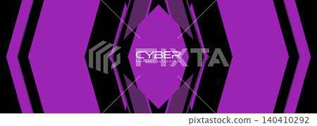 Abstract purple and black geometric background with chevron. Abstract purple and black geometric background with chevron. 140410292
