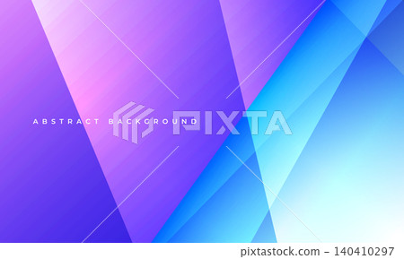 Abstract geometric purple and blue background with translucent overlapping shapes. Modern banner with translucent overlapping polygons, diagonal light beams, and a smooth purple to blue gradient. Abstract geometric purple and blue background with translucent overlapping shapes. Modern banner with translucent overlapping polygons, diagonal light beams, and a smooth purple to blue gradient. 140410297