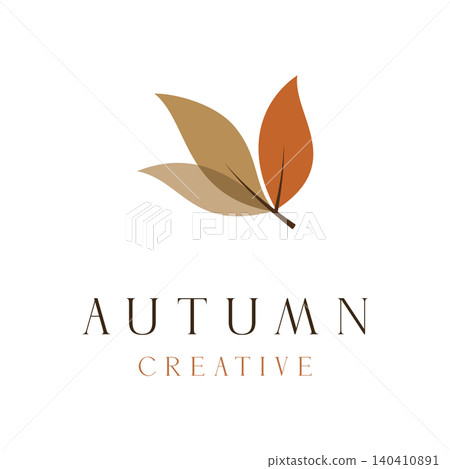 Autumn logo vector illustrations design template Autumn logo vector illustrations design template 140410891