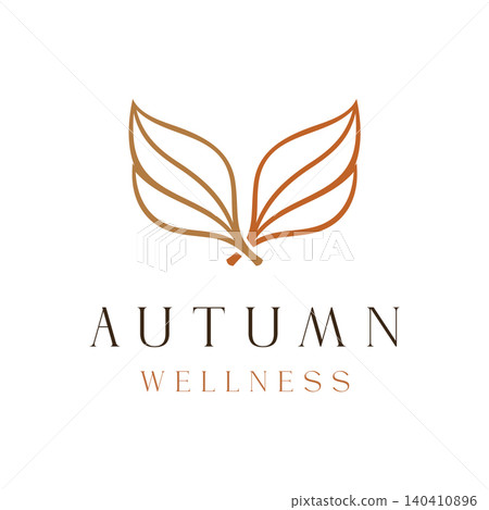 Autumn logo vector illustrations design template Autumn logo vector illustrations design template 140410896