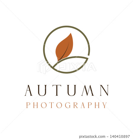 Autumn logo vector illustrations design template Autumn logo vector illustrations design template 140410897