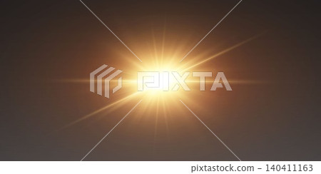 Bright light source emitting glow, rays, and optical flare against dark background Bright light source emitting glow, rays, and optical flare against dark background 140411163