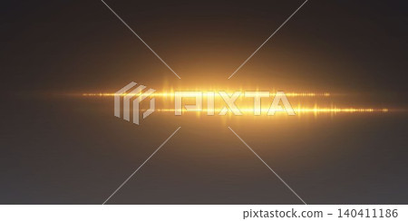 Golden light wave forming an audio equalizer with reflection on a dark background Golden light wave forming an audio equalizer with reflection on a dark background 140411186