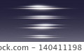 Horizontal white light streaks generating intense bright effect on transparent background 140411198