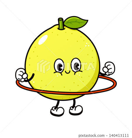 Cute pomelo character hula hoop Cute pomelo character hula hoop 140413111