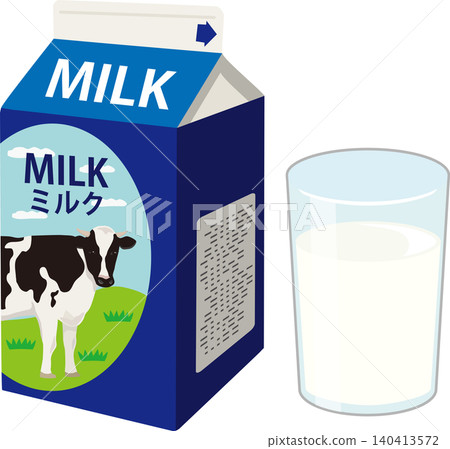 一杯牛奶和一小盒牛奶 一杯牛奶和一小盒牛奶 140413572