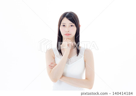 Young woman suffering from beauty 140414184