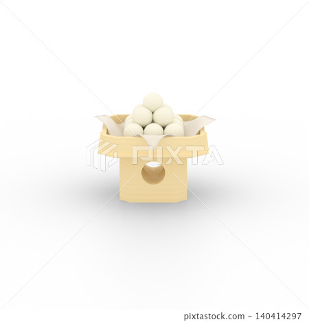 Illustration of moon-viewing dumplings on a transparent background (cutout) Illustration of moon-viewing dumplings on a transparent background (cutout) 140414297