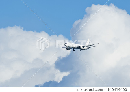 Cumulus clouds and passenger planes Cumulus clouds and passenger planes 140414400