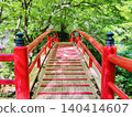 朱紅色的梶賀橋 140414607