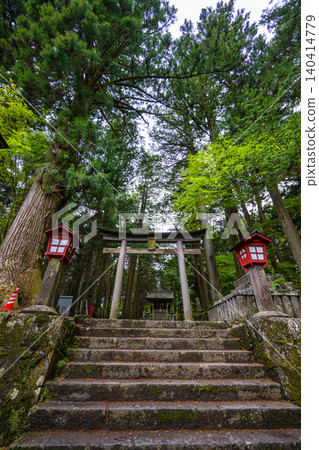 [Yamanashi Prefecture, Yoshida City] Kitaguchi Hongu Fuji Sengen Shrine 140414779
