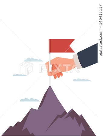 Business Success Achievement and Goal Stock Illustration 140415117