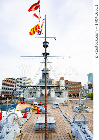 [Kanagawa Prefecture, Yokosuka] Memorial Ship Mikasa 140416011