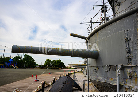 [Kanagawa Prefecture, Yokosuka] Memorial Ship Mikasa 140416024