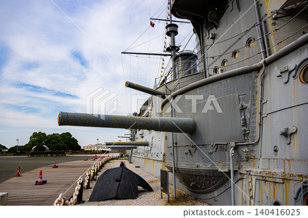 [Kanagawa Prefecture, Yokosuka] Memorial Ship Mikasa 140416025