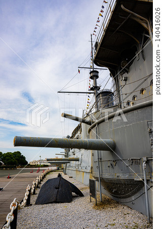 [Kanagawa Prefecture, Yokosuka] Memorial Ship Mikasa 140416026