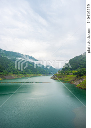 [Saitama Prefecture, Chichibu] Raiden Nijurokugi Bridge, Takizawa Dam 140416259