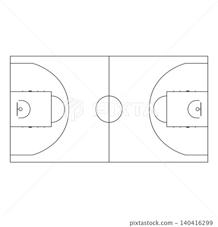 Basketball court Basketball court 140416299