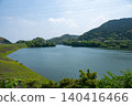佐賀縣/平古場水壩，那裡綠意盎然，景色優美。 140416466