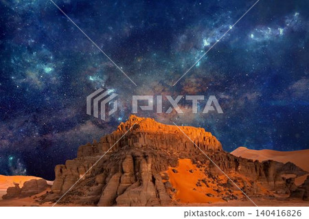 beautiful night sky with stars and milky way beautiful night sky with stars and milky way 140416826