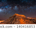 beautiful night sky with stars and milky way 140416853
