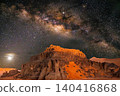 beautiful night sky with stars and milky way 140416868