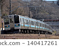 Six 211 series local trains running on the Chuo Main Line 140417261