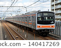 8 series 205 trains running on the Musashino Line 140417269