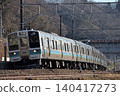 Six 211 series local trains running on the Chuo Main Line 140417273