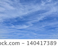 Clouds flowing in the blue sky 140417389