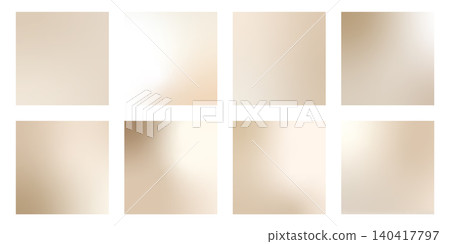 Square nude gradient background set with cream, champagne and brown pastel colors. Minimal liquid texture and elegant satin shine for social media design, posters and modern vector covers. Square nude gradient background set with cream, champagne and brown pastel colors. Minimal liquid texture and elegant satin shine for social media design, posters and modern vector covers. 140417797