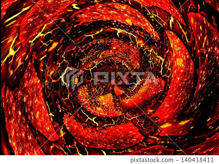 噴發岩漿的抽象背景紋理 | 火山能量和灼熱的裂縫圖案 噴發岩漿的抽象背景紋理 | 火山能量和灼熱的裂縫圖案 140418411