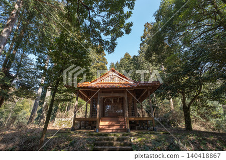 Temi Shrine, Worship Hall, Matsuo, Kofu-cho, Tottori City, Tottori Prefecture Temi Shrine, Worship Hall, Matsuo, Kofu-cho, Tottori City, Tottori Prefecture 140418867