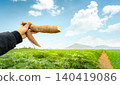 Agriculture is harvesting tapioca from cassava farms. Farmers are harvesting cassava, which is an agricultural product. Cassava, a cash crop for the food industry. Farmers harvest cassava. 140419086