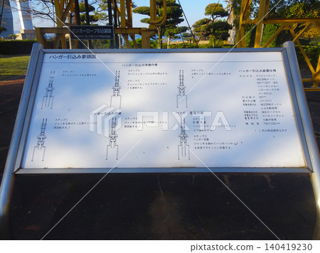 瀨戶大橋紀念公園(香川縣坂出市番之洲綠町)的吊架回收程序說明牌 瀨戶大橋紀念公園(香川縣坂出市番之洲綠町)的吊架回收程序說明牌 140419230