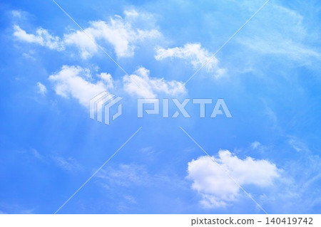 藍色的天空和雲圖像 藍色的天空和雲圖像 140419742