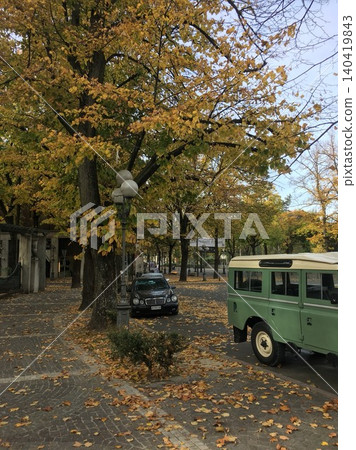 世界遺產城市的經典車與日常景象 世界遺產城市的經典車與日常景象 140419843