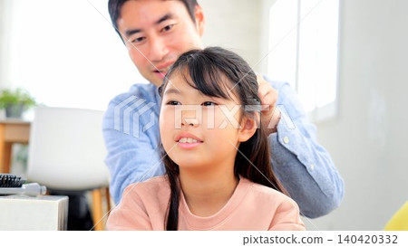 The image of tying your hair The image of tying your hair 140420332