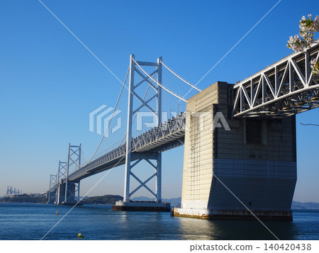 從瀨戶大橋紀念公園看到的瀨戶大橋(香川縣坂出市磐之洲綠町) 從瀨戶大橋紀念公園看到的瀨戶大橋(香川縣坂出市磐之洲綠町) 140420438