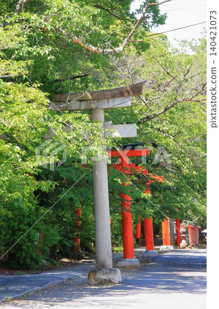 位於京都吉田山上的竹中稻荷神社。 位於京都吉田山上的竹中稻荷神社。 140421073